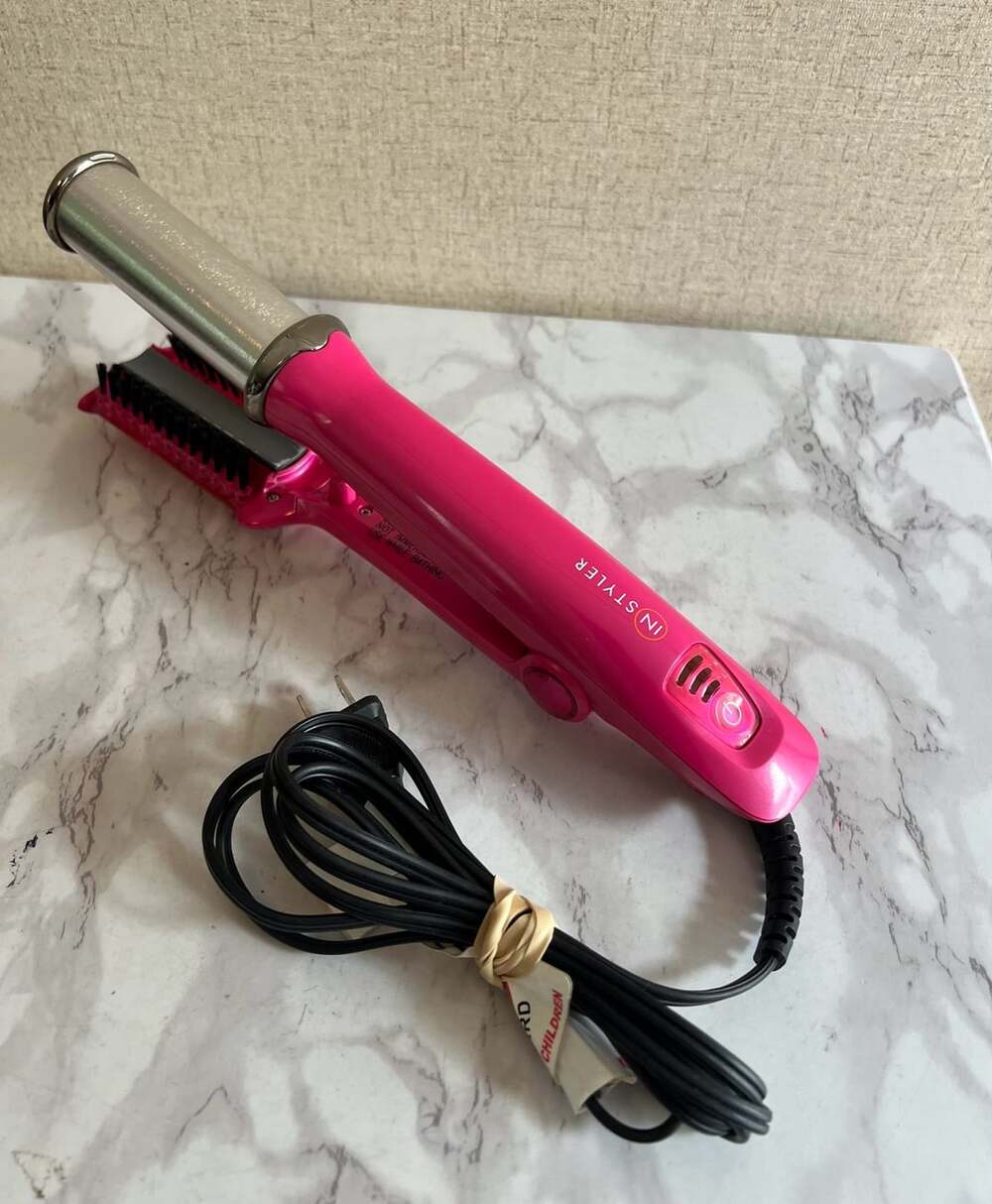 InStyler MAX 2-Way Rotating Iron 1-1/4" Pink